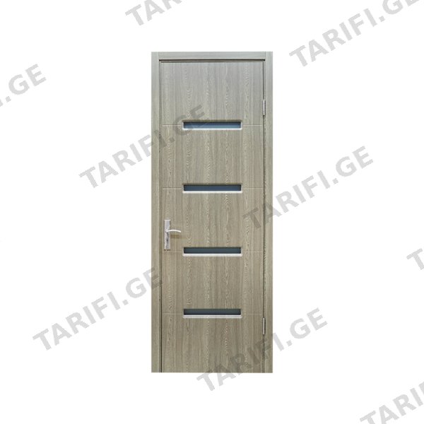 ხის კარი მინით (აქსესუარებით) NOV015 2165X745X40 (KY1-5)