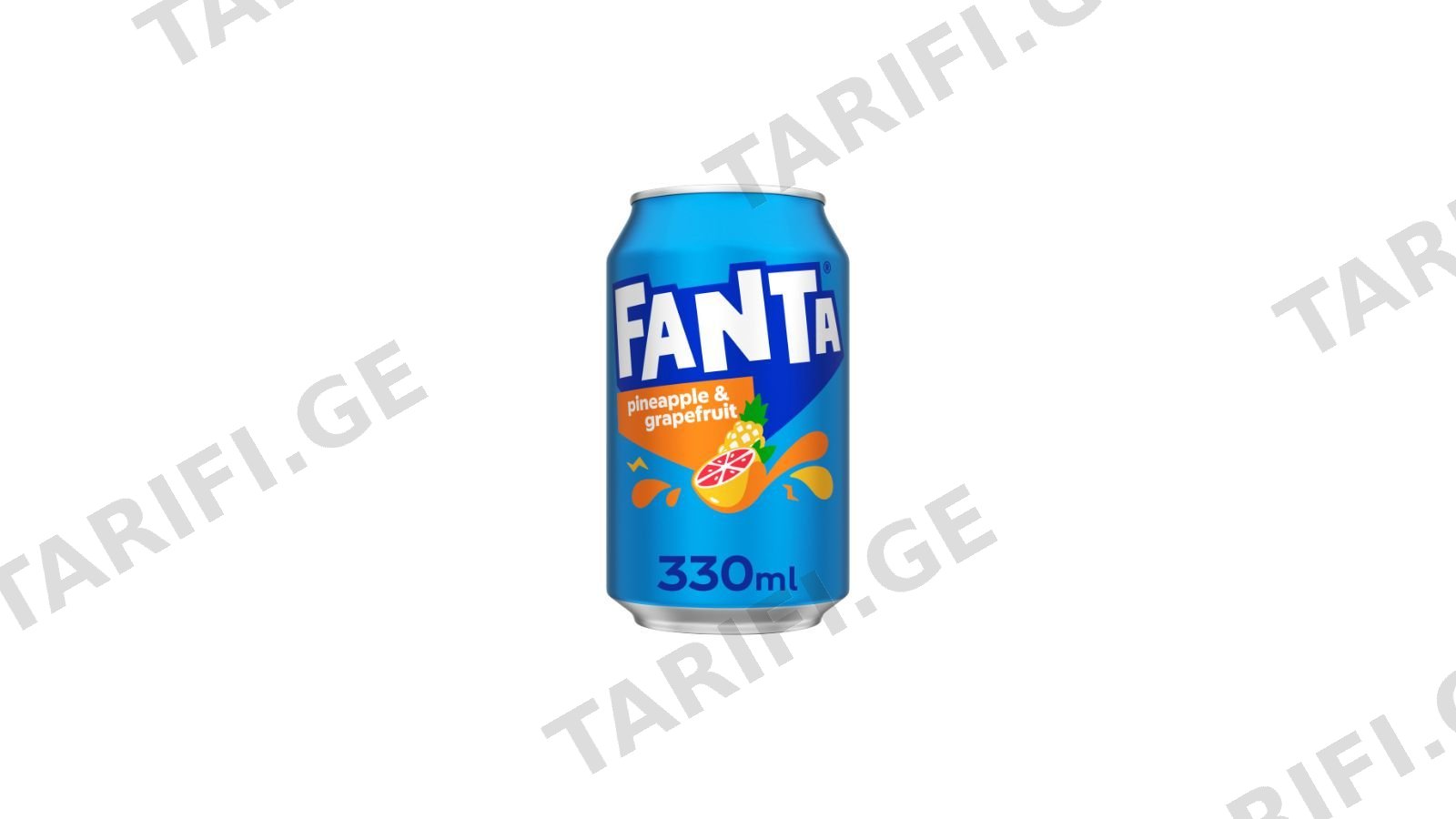 გამაგრილებელი სასმელი "Fanta" ანანასის და გრეიფრუტის არომატით 330მლ.
