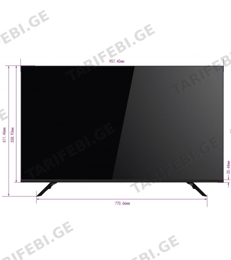 ტელევიზორი 43'' 4K SMART TV #43J1U/9602 F P D