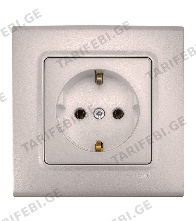 როზეტი დამიწებით LINNERA LIFE BRONZ 1-ნი 90406008 Panasonic