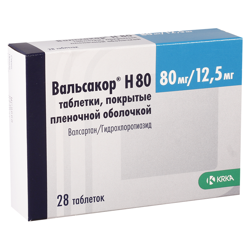 ვალსაკორი H 80 80მგ/12.5მგ#28ტ