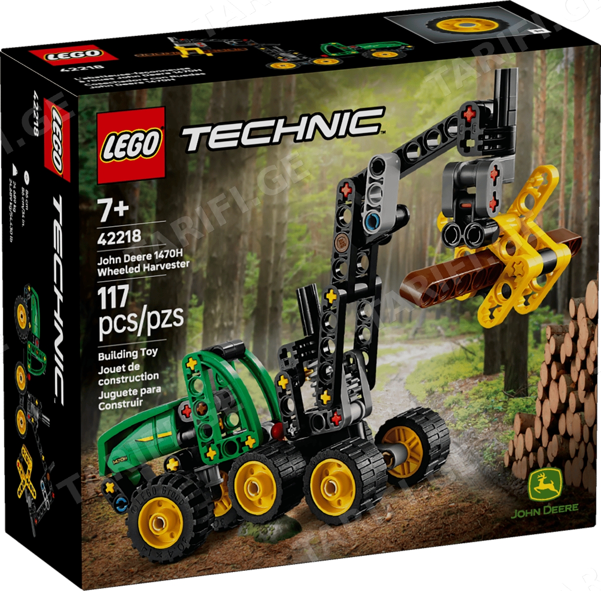 ასაწყობი კონსტრუქცია JOHN DEERE 1470H WHEELED HARVESTER 42218 | TECHNIC