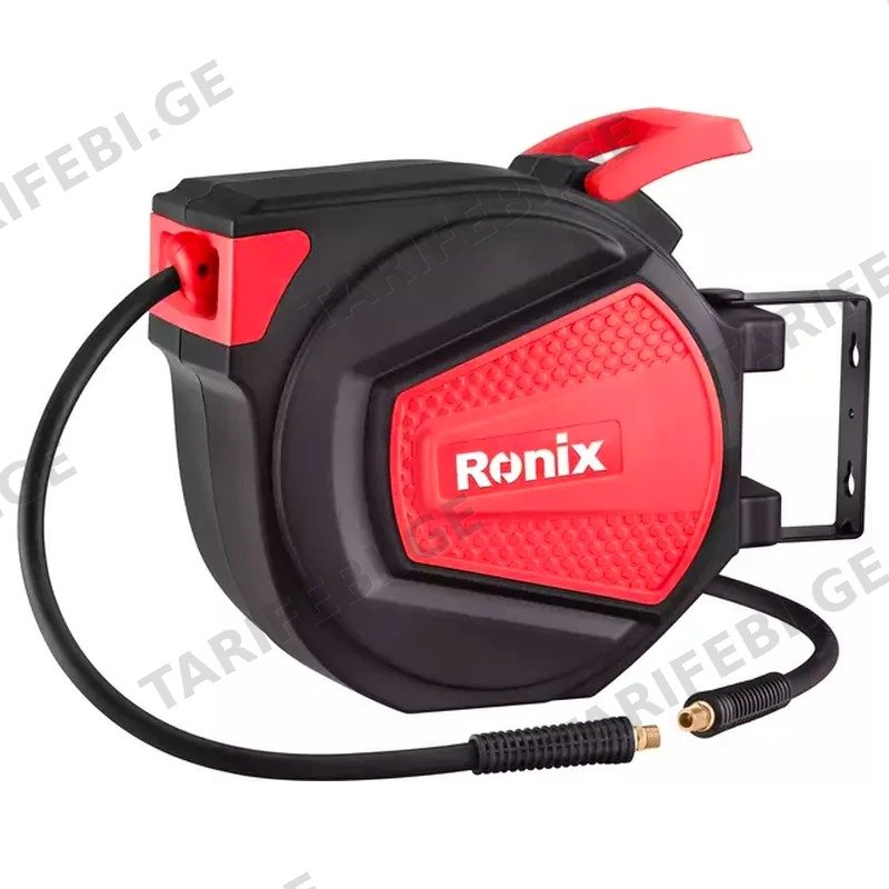 ჰაერის შლანგი ავტომატური კოჭით RONIX RH-6145 15 მ