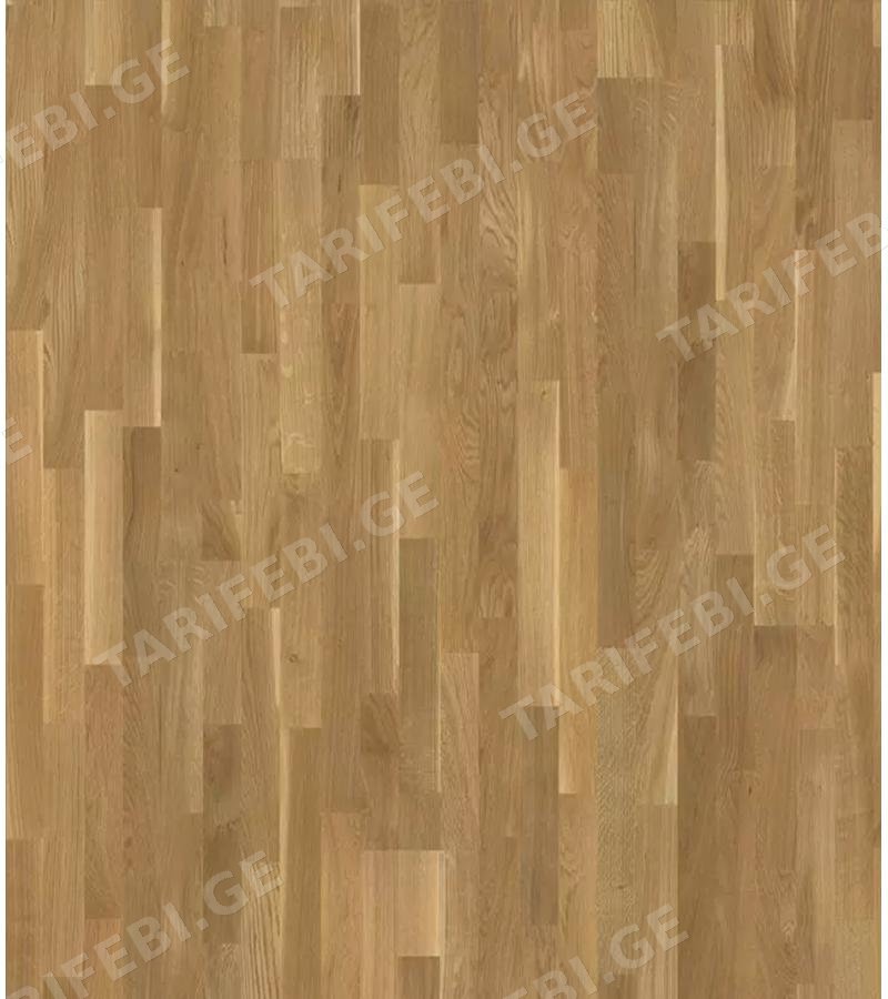 პარკეტის ფილა ASH BLANCO NATURAL LOC 3S 3 შრიანი ЯСЕНЬ 14*188*1116მმ მწარ. KARELIA