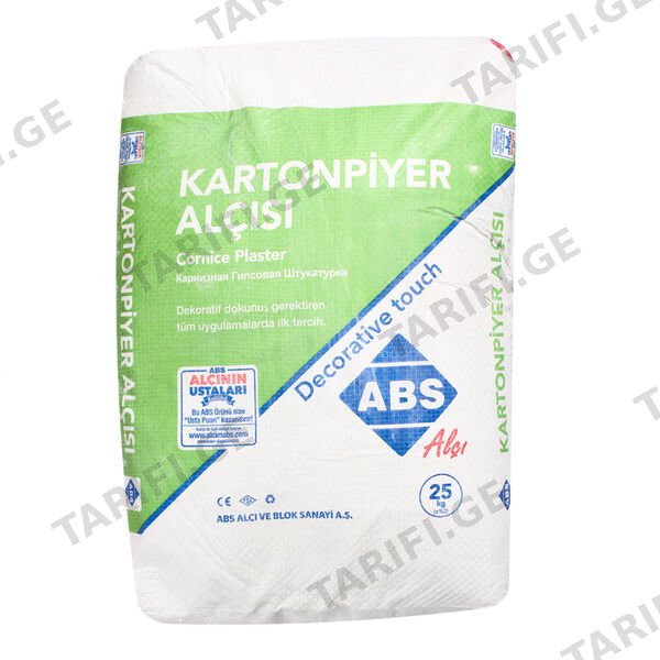 თაბაშირი 25 კგ ABS