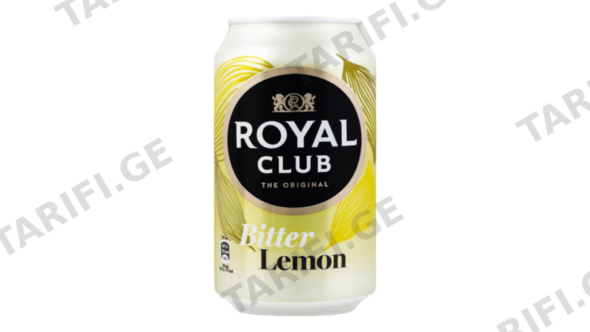 ტონიკი Royal Club, ლიმონი - 0.33L