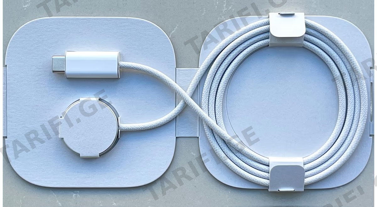 Apple Watch Magnetic Fast Charger USB-C Connector (1 m) Apple Original Woven Cable.