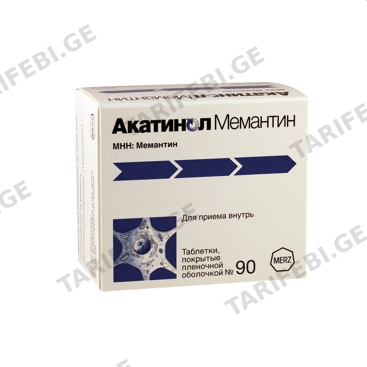 აკატინოლი 10მგ 90 ტაბლეტი