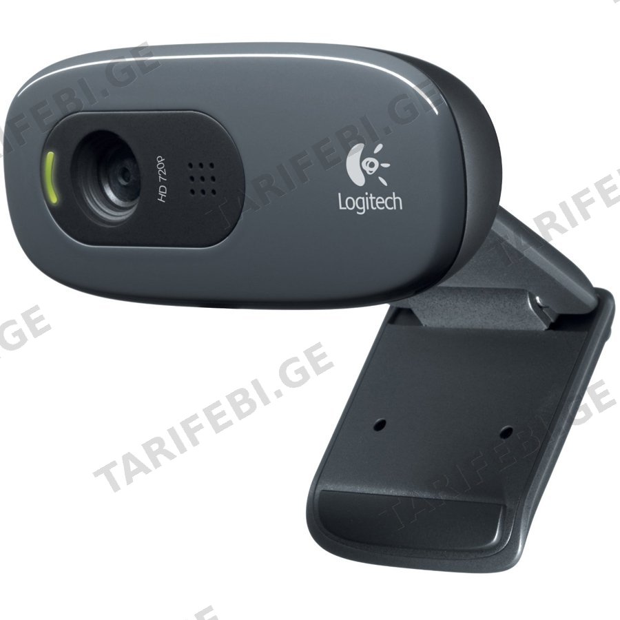 LOGITECH C270 HD Webcam - BLACK - USB