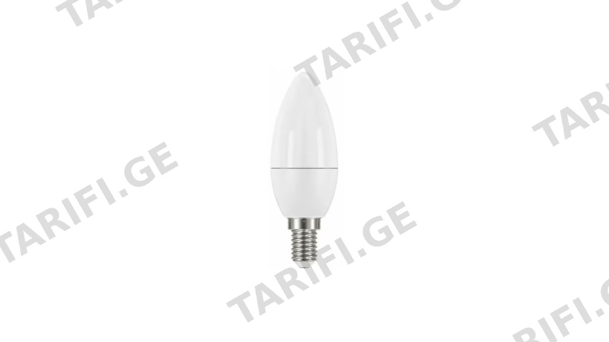 LED ნათურა ჭაღი - 6W E14 3000K-1ც