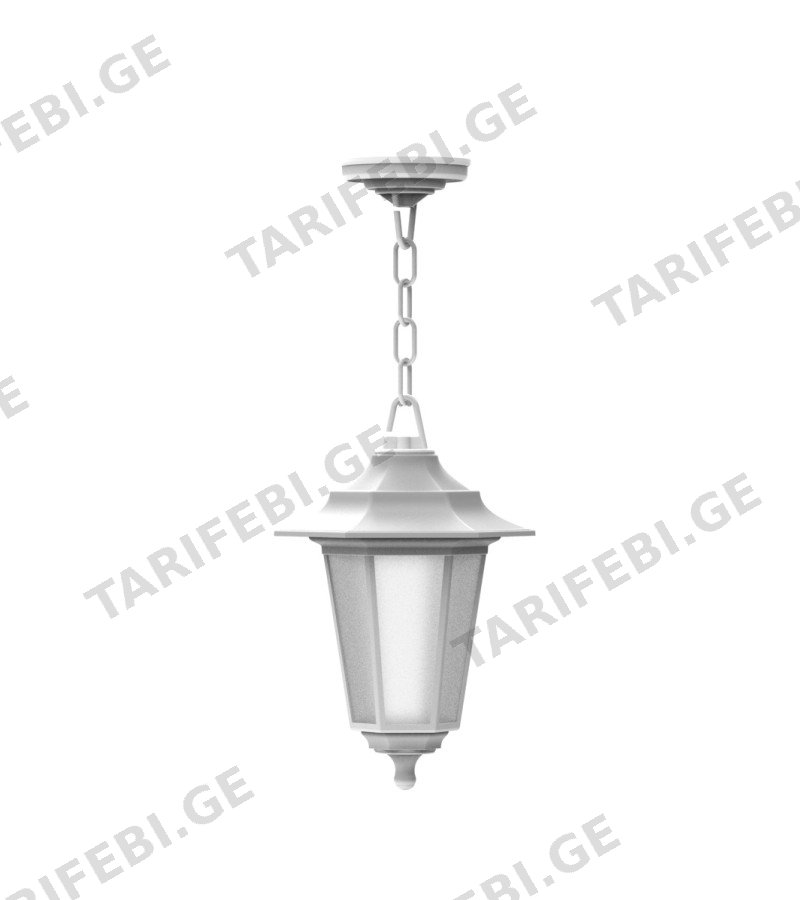 განათება ბაღის BEGONYA-3 PENDANT WHITE E27 #400.020.118 TEB ELEKTRIK