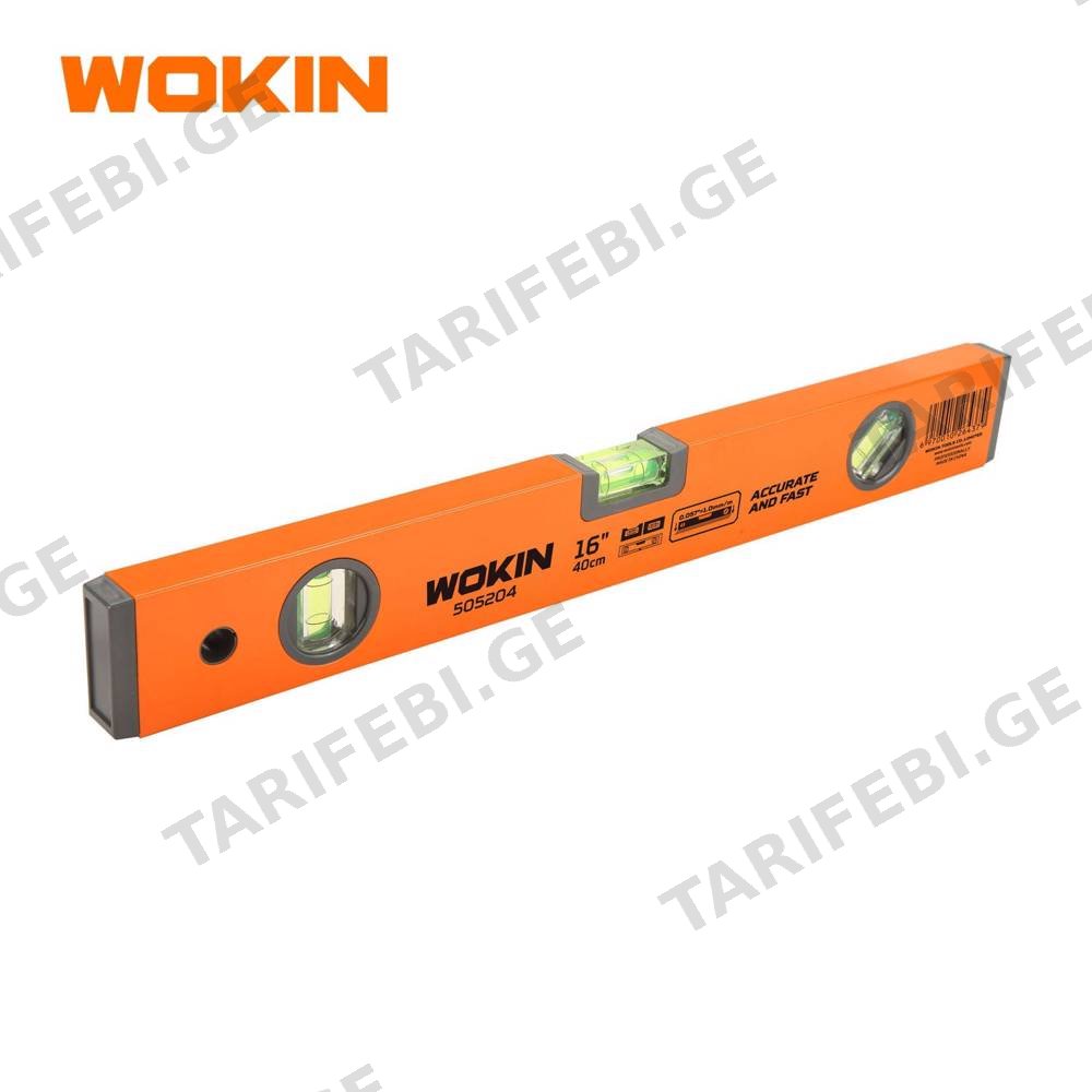 თარაზო Wokin 505206, 60cm, Spirit Level, Orange