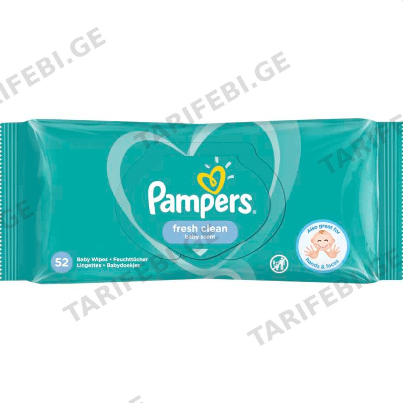 პამპერსის სველი ხელსახოცი PA BW FC FE2 12X52