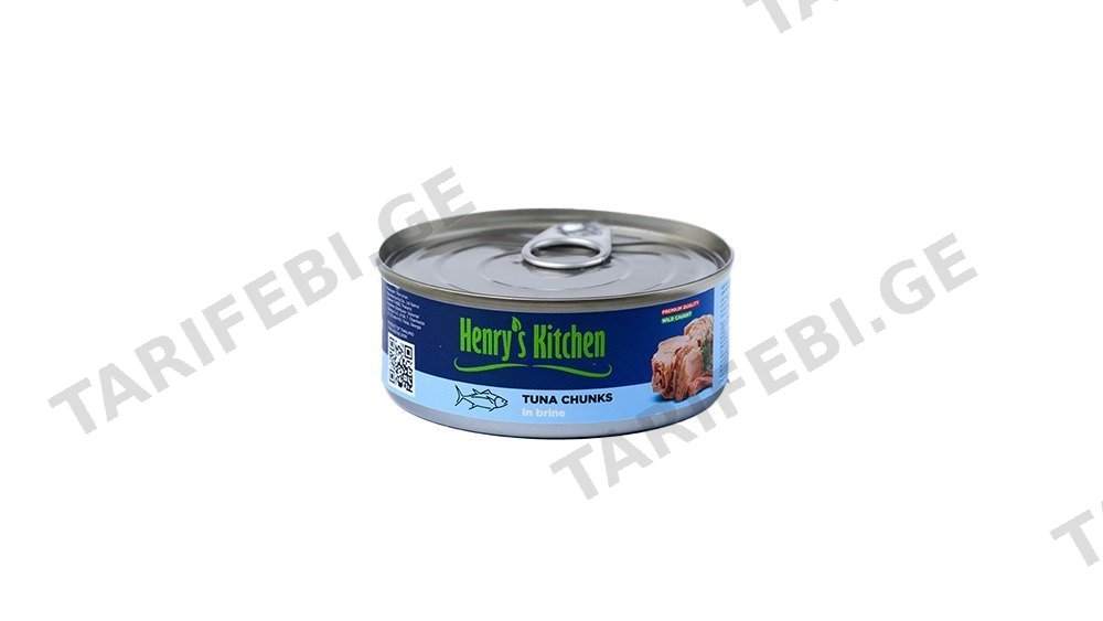 Henry's Kitchen თინუსის ფილე წყალში 100გრ