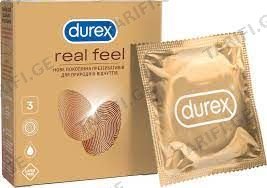 დურექსი პრეზერვატივი REAL FEEL N3 6689 Condom Durex " Real Feel" #3