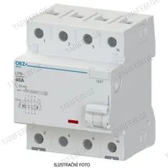 დენის დაცვის მოწყობილობა OEZ 4P 25A
