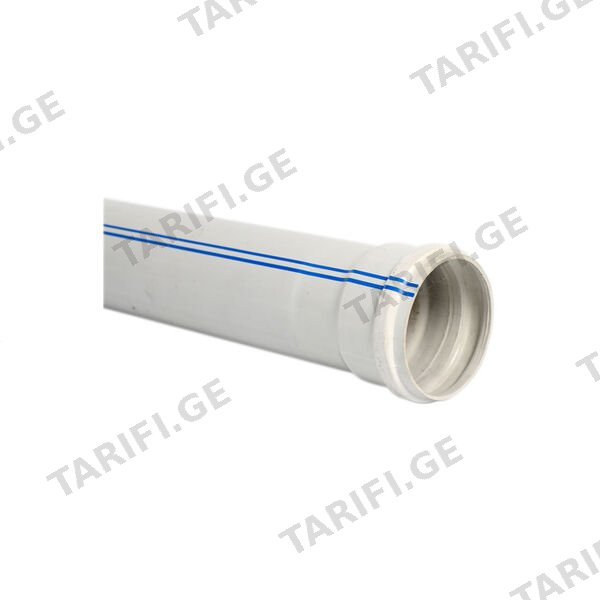 საკანალიზაციო მილი 75X3000 3.2მმ PVC BORU