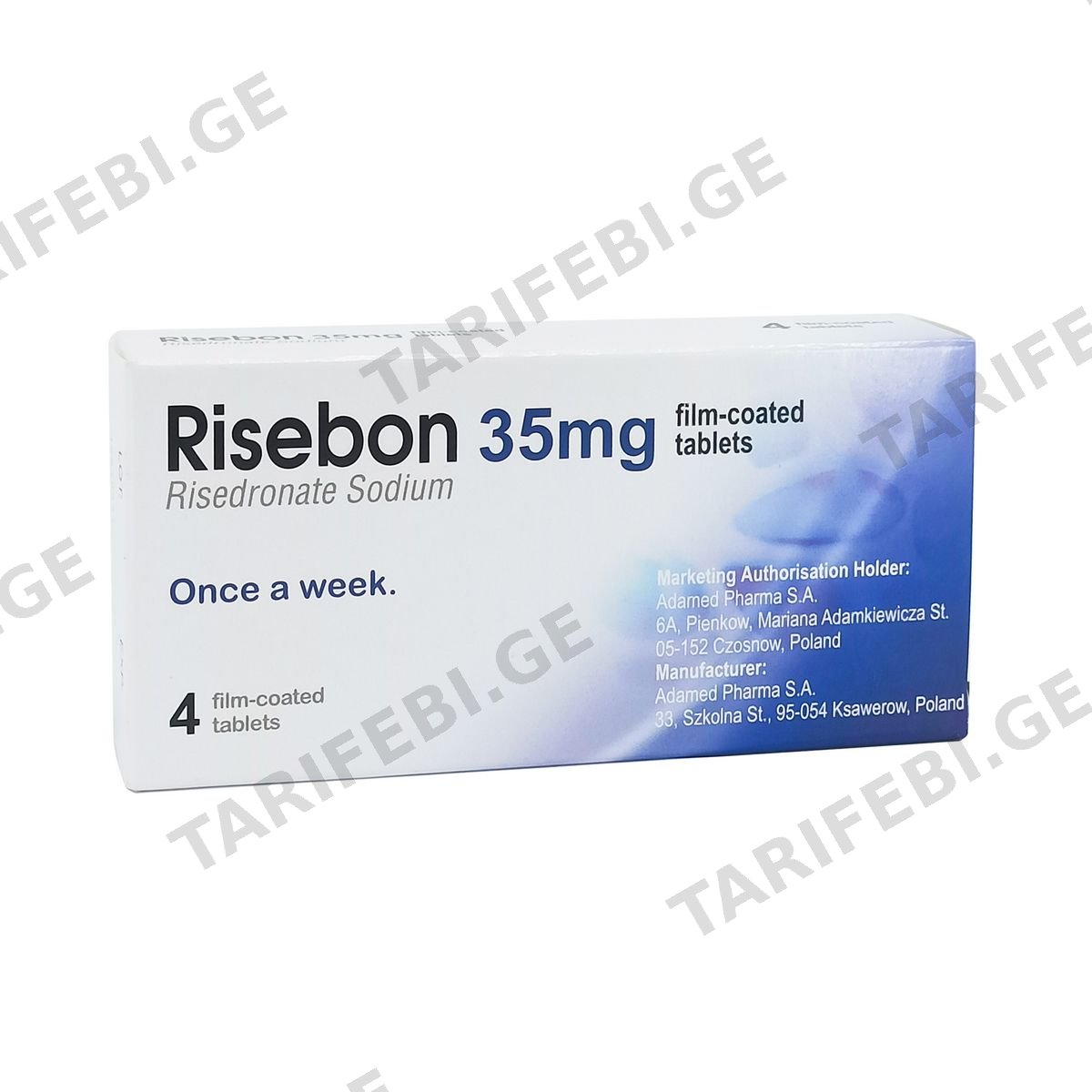 Risebon - რისებონი 35მგ 4 ტაბლეტი
