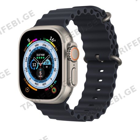 Apple Watch Ultra 49mm GPS + Cellular Titanium Case with Midnight Band
