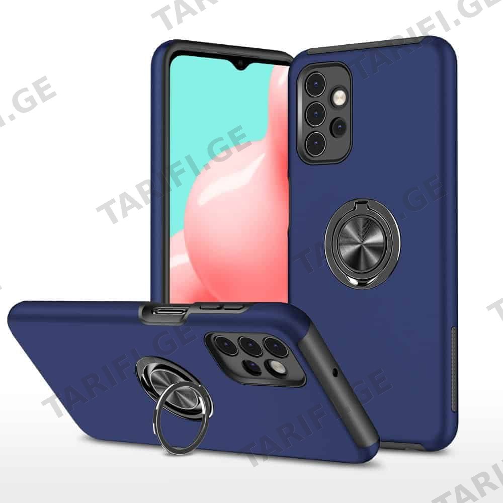 Samsung Galaxy A72 Elit Ring Case სილიკონის ქეისი ბეჭდით