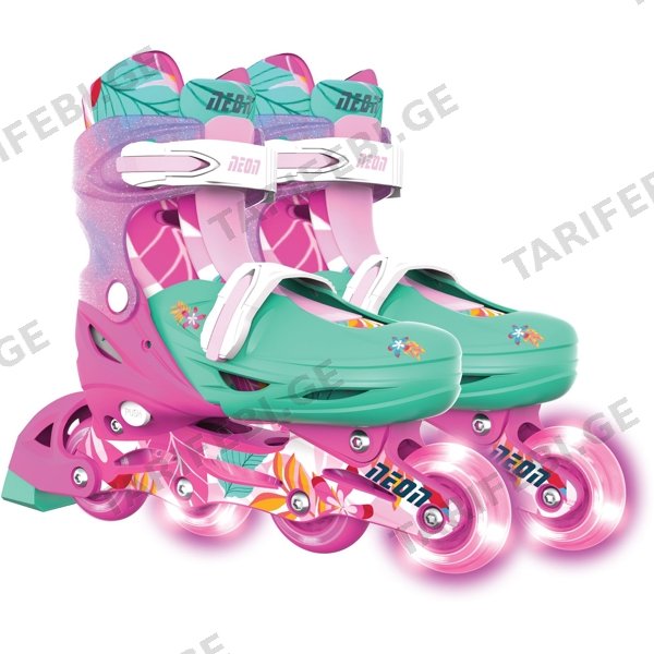 როლიკები NEON NC48F4, 30-33, ROLLER SKATES COMBO, FLORAL