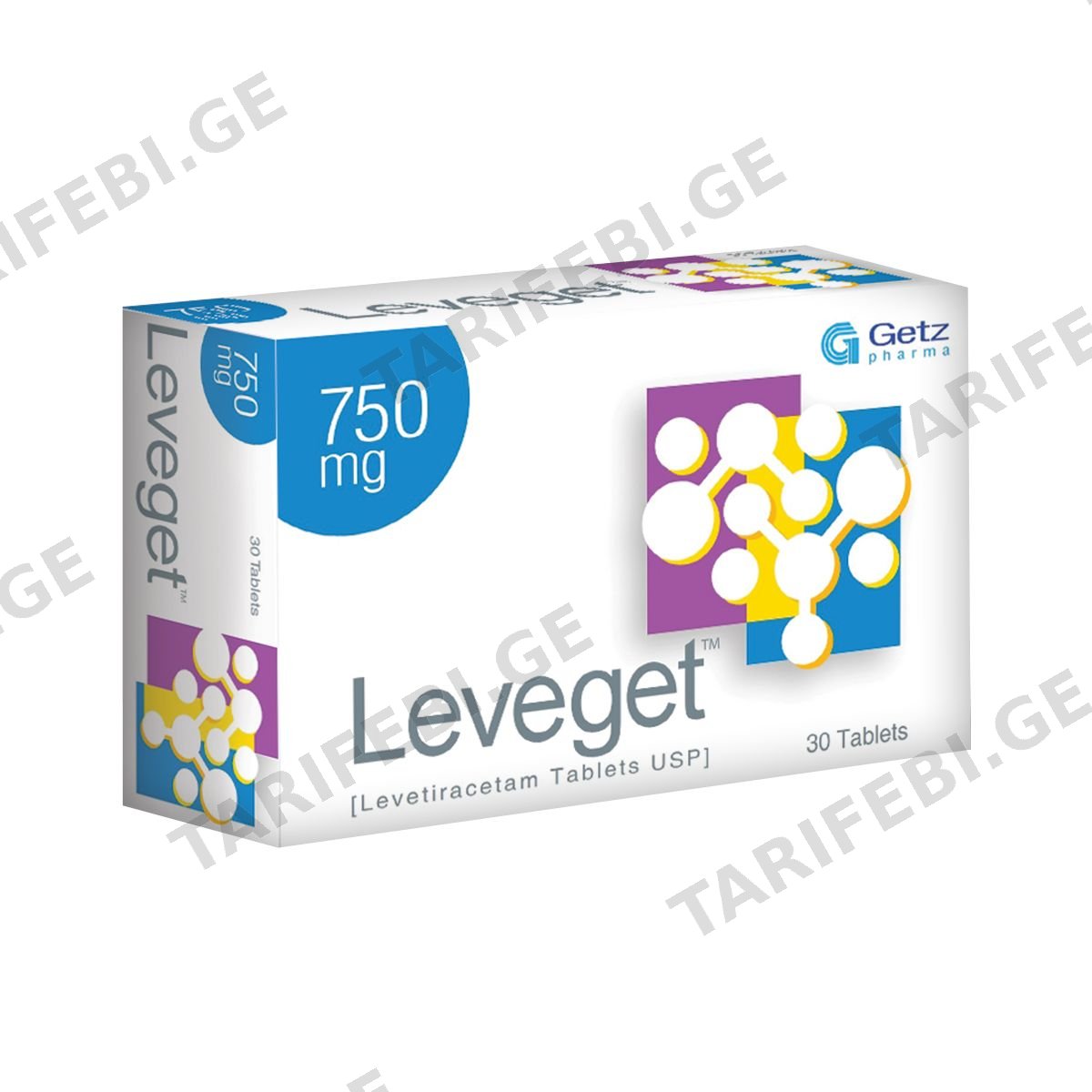 ლევეგეტი - Leveget 750მგ 30 ტაბლეტი