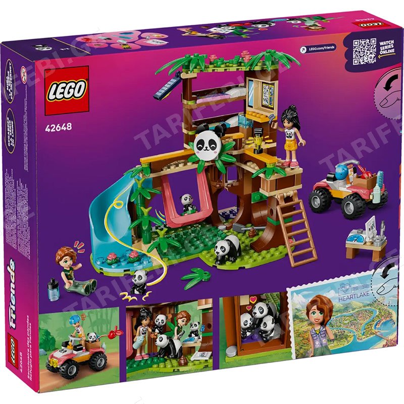 ასაწყობი კონსტრუქცია (ლეგო) LEGO 42648 CONSTRUCTOR FRIENDS PANDA SANCTUARY ANIMAL CARE