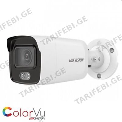 კამერა,IP,Hikvision,DS-2CD2047G2-LU(C),4mm,4mp,Bullet,WL40m,ColorVu,Mic,
