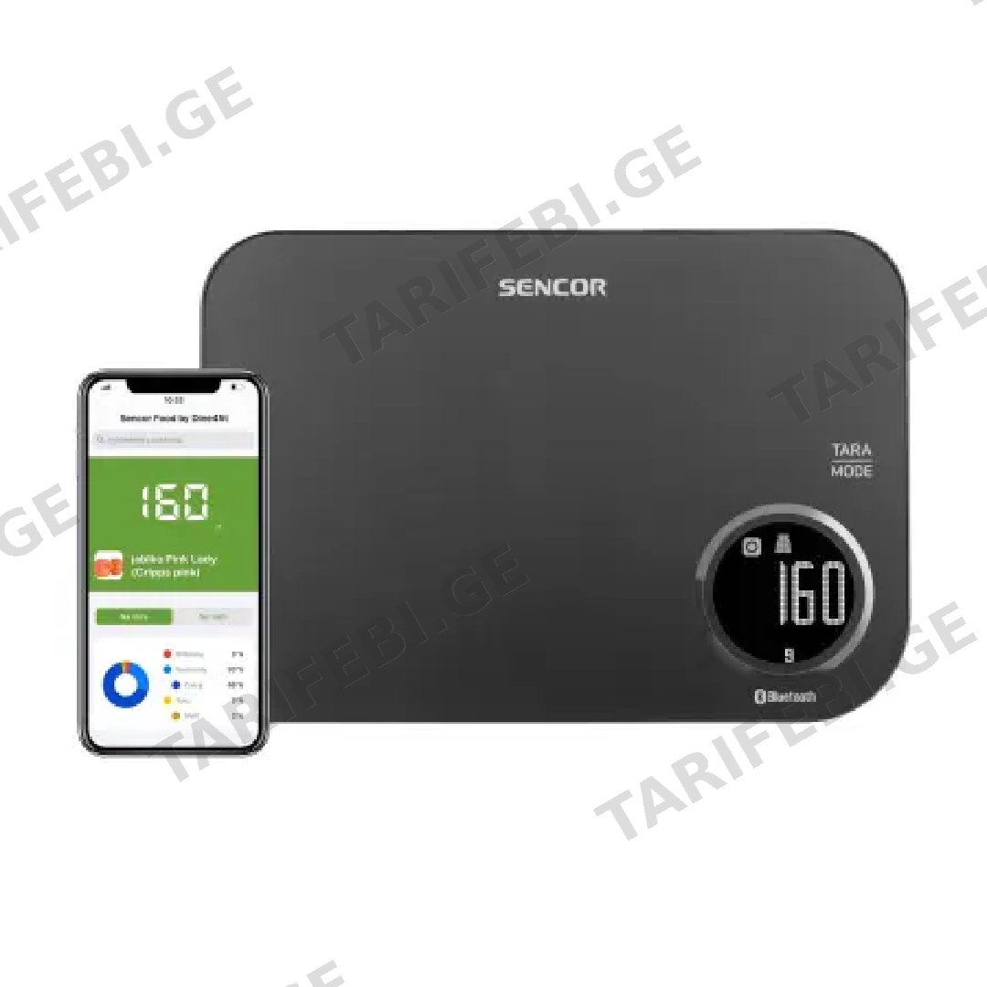 SENCOR SKS 7078BK Smart Kitchen Scale