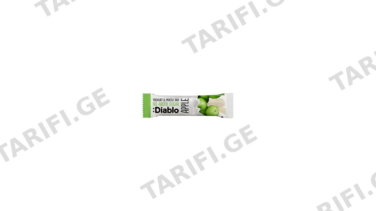 DIABLO მიუსლი ვაშლით 30გრ