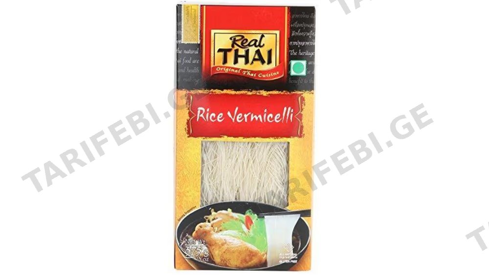 RealTHAI ბრინჯის ვერმიშელი 375გრ