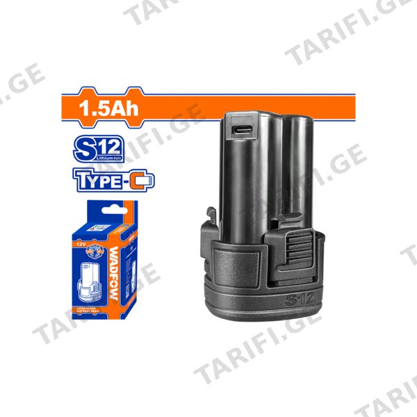 ელემენტი Li-Ion 12V USB-Type-C (WLBS5150) WADFOW