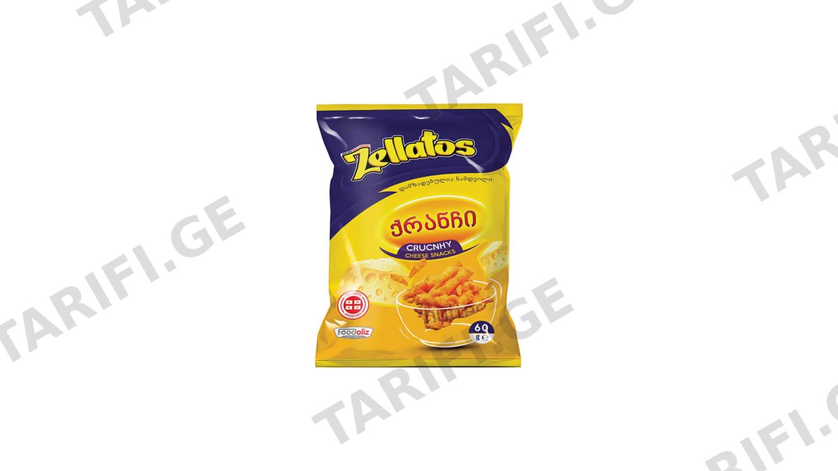 ZELLATOS ქრანჩი ყველით-60გრ