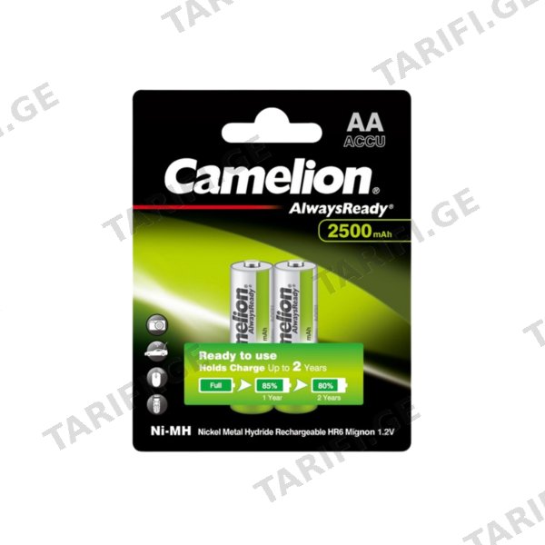 ელემენტი AlwaysReady Max AA 2500mAh Camelion 3038