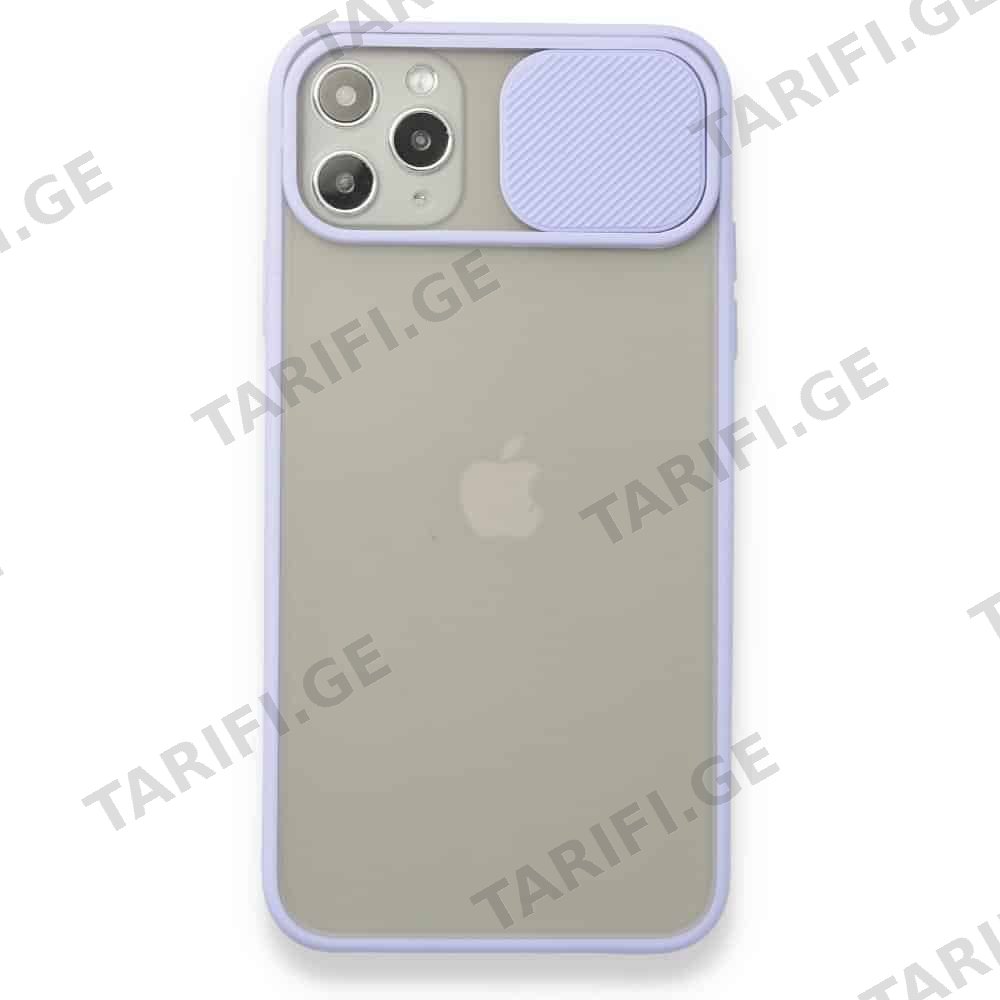 iPhone 11 Pro Max Palm Camera Sliding Silicone Case კამერის დაცვით ქეისი
