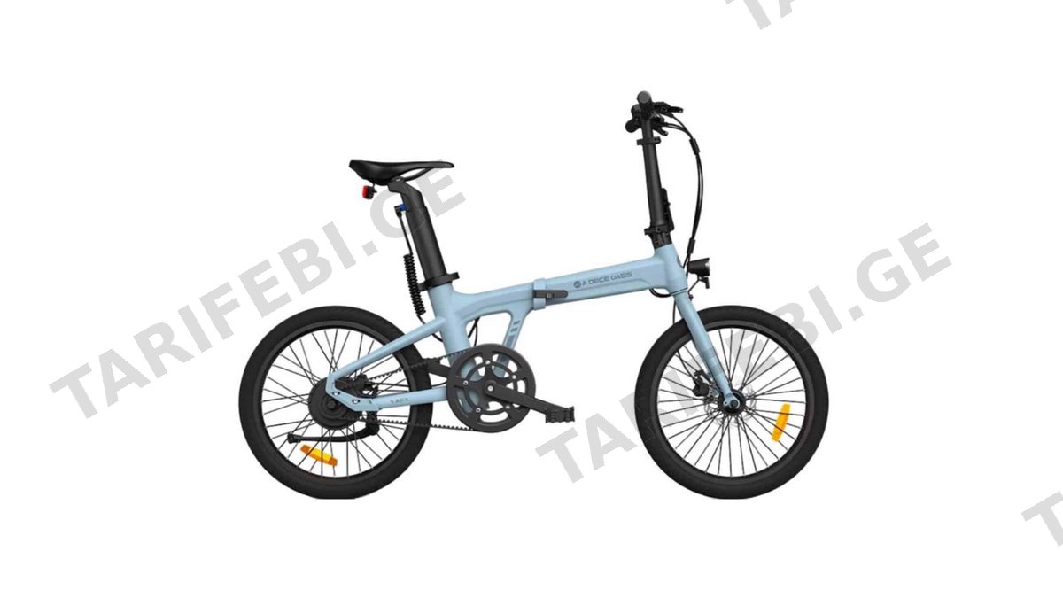 ელექტრო ველოსიპედი ADO A20 Lite, 350W, Smart APP, Folding Electric Bike, 30KM/H, Blue