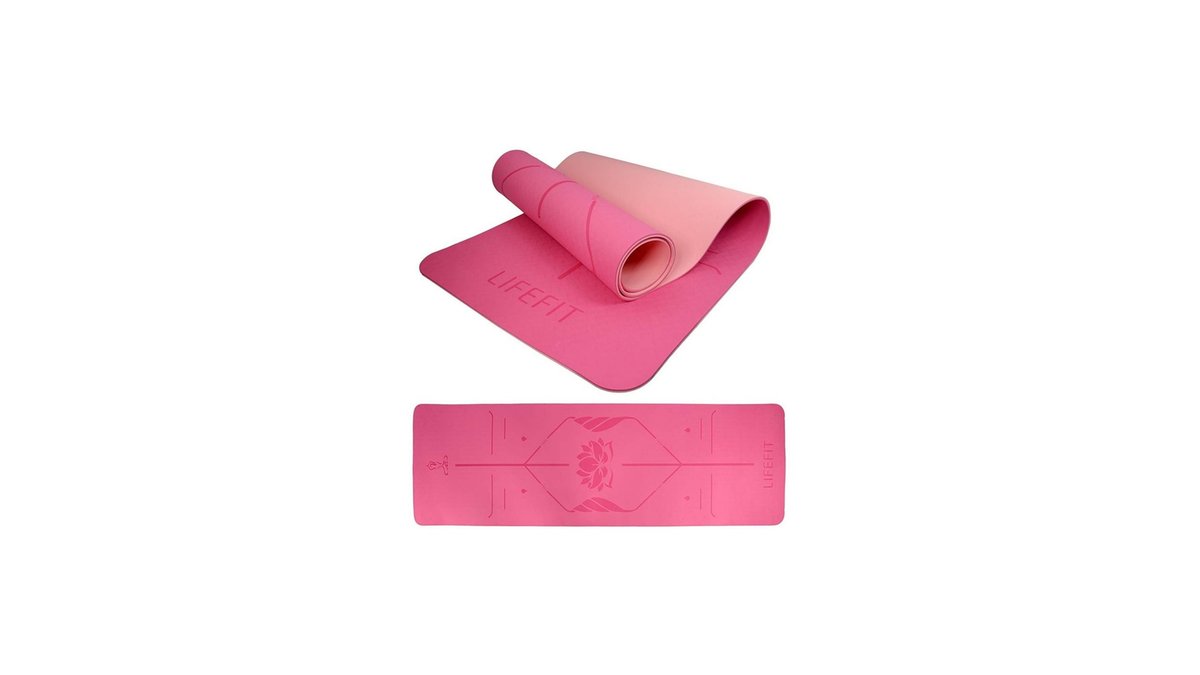 "LifeFit"- ხალიჩა სავარჯიშო, ვარდისფერი 183x58