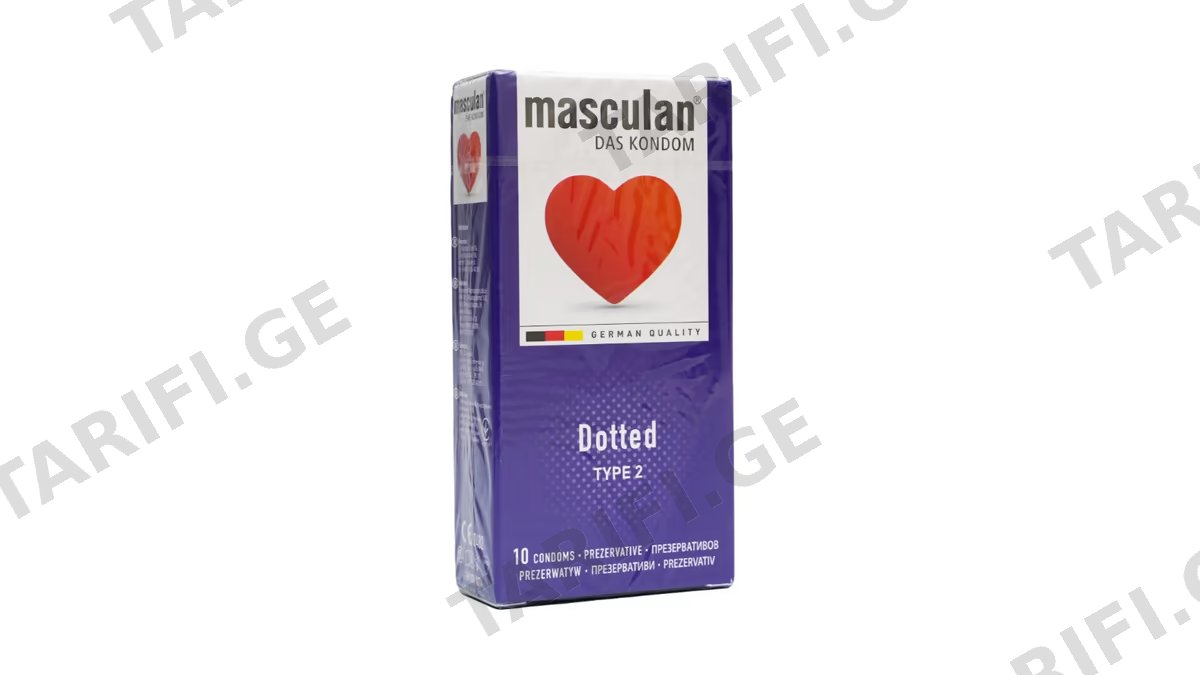 პრეზერვატივი "MASCULAN 2" N10 *