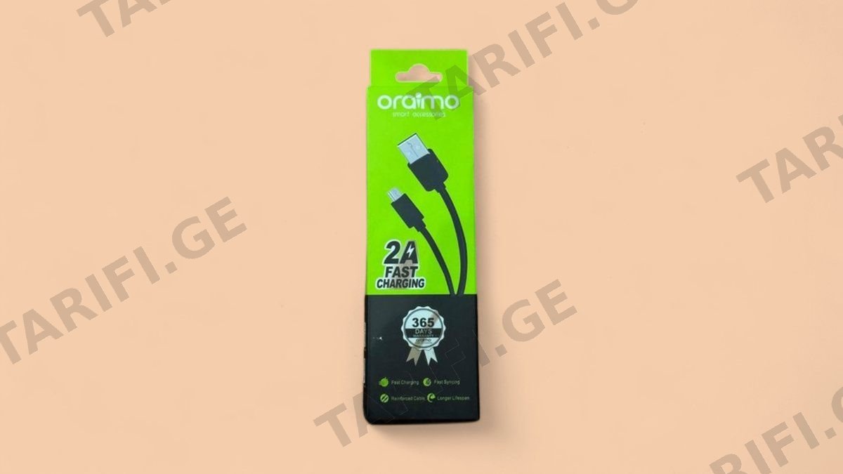 ORAIMO MicroUSB to USB კაბელი