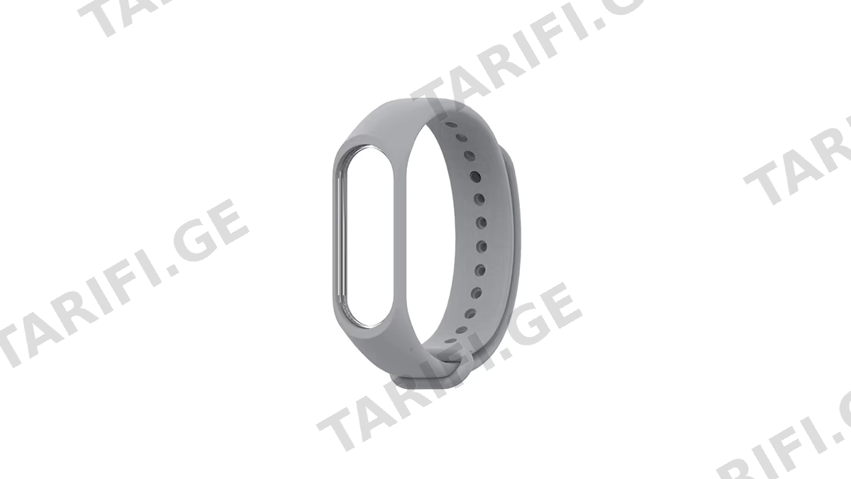Xiaomi mi band 3/4 სამაჯური ნაცრისფერი (1074)