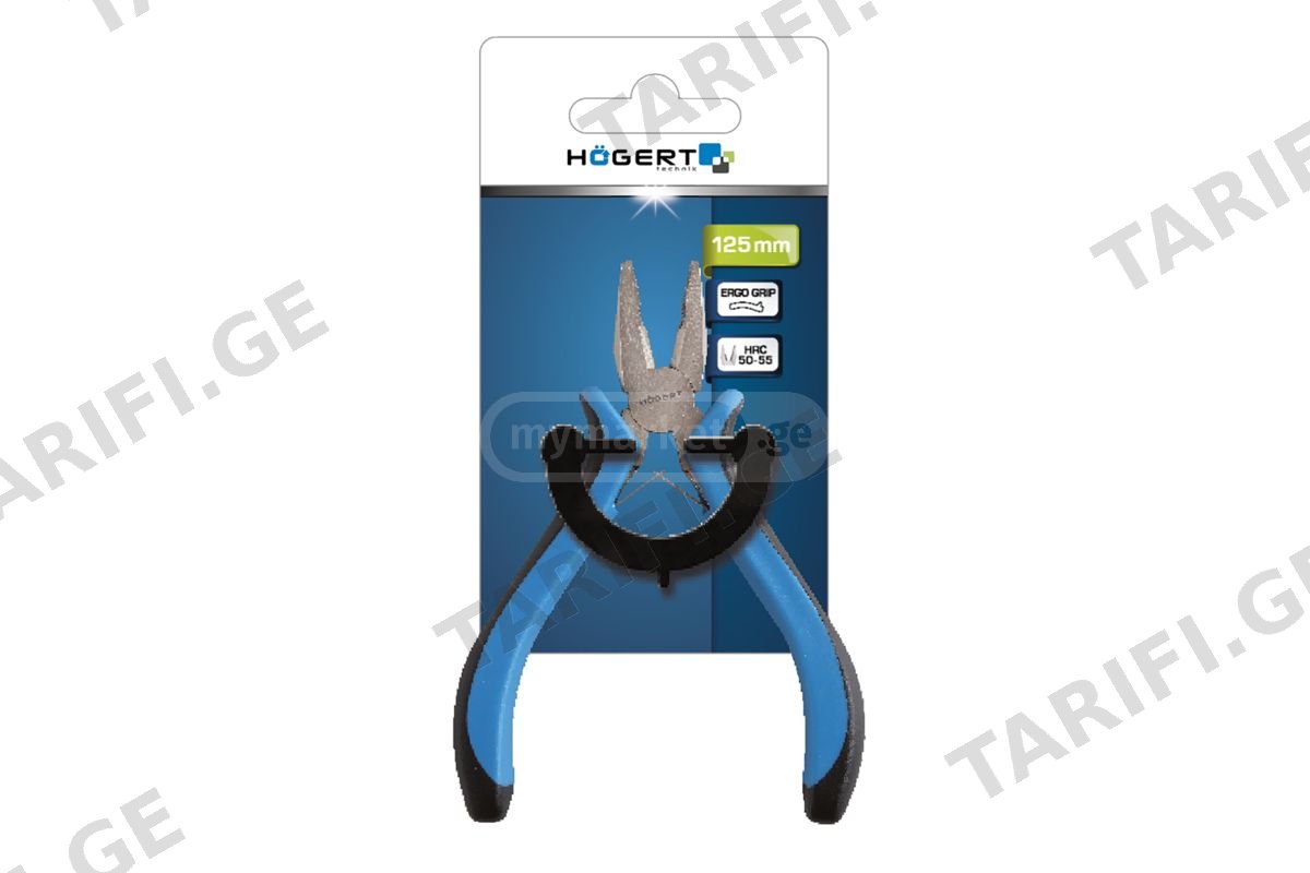 HT1P050 ბრტყელტუჩა პრეციზიული 125 mm