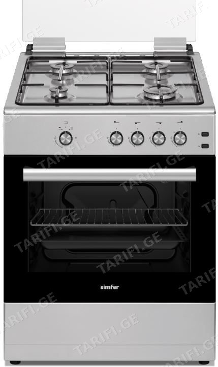 გაზქურა Simfer FG6402 IXF