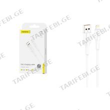 FONENG XS01 USB to Lightning კაბელი 2.4A თეთრი