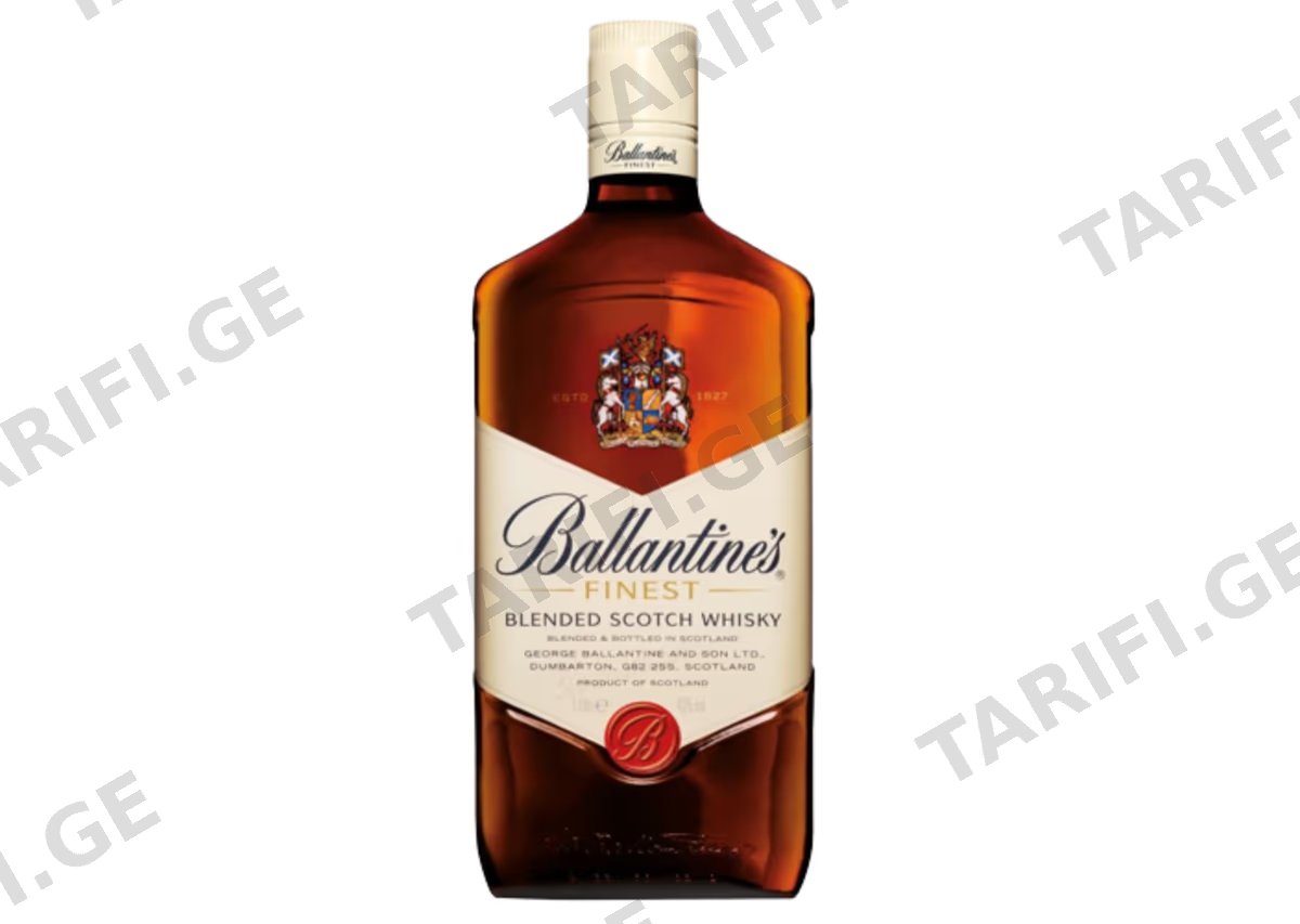 შოტლანდიური ვისკი Ballantine's Finest - 1L