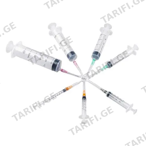 შპრიცი 10მლ დგუშით 21G (0.8X38მმ) /Luer Slyp/ #1