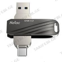 NETAC NT03US11C-128G-32BK 128GB USB ფლეშ მეხსიერება