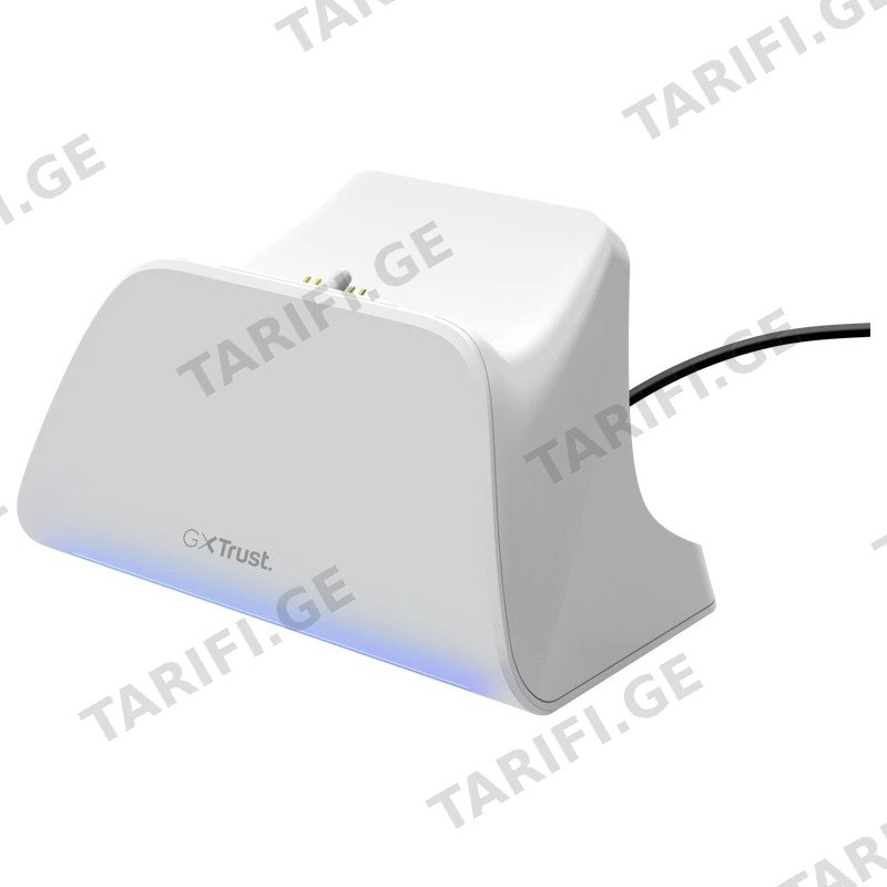 დამტენი სადგური PS5 კონტროლერებისთვის TRUST GXT 255W სწრაფი დამუხტვით
