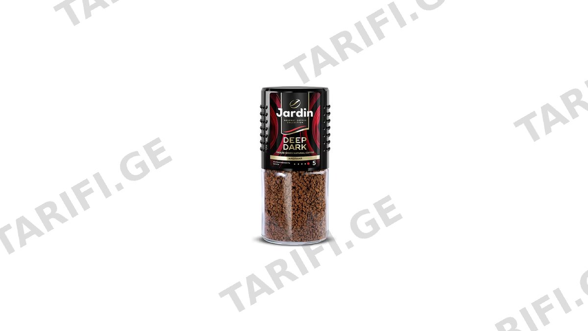 Jardin ხსნადი ყავა დიფ დარქი შუშის ქილა 95გრ