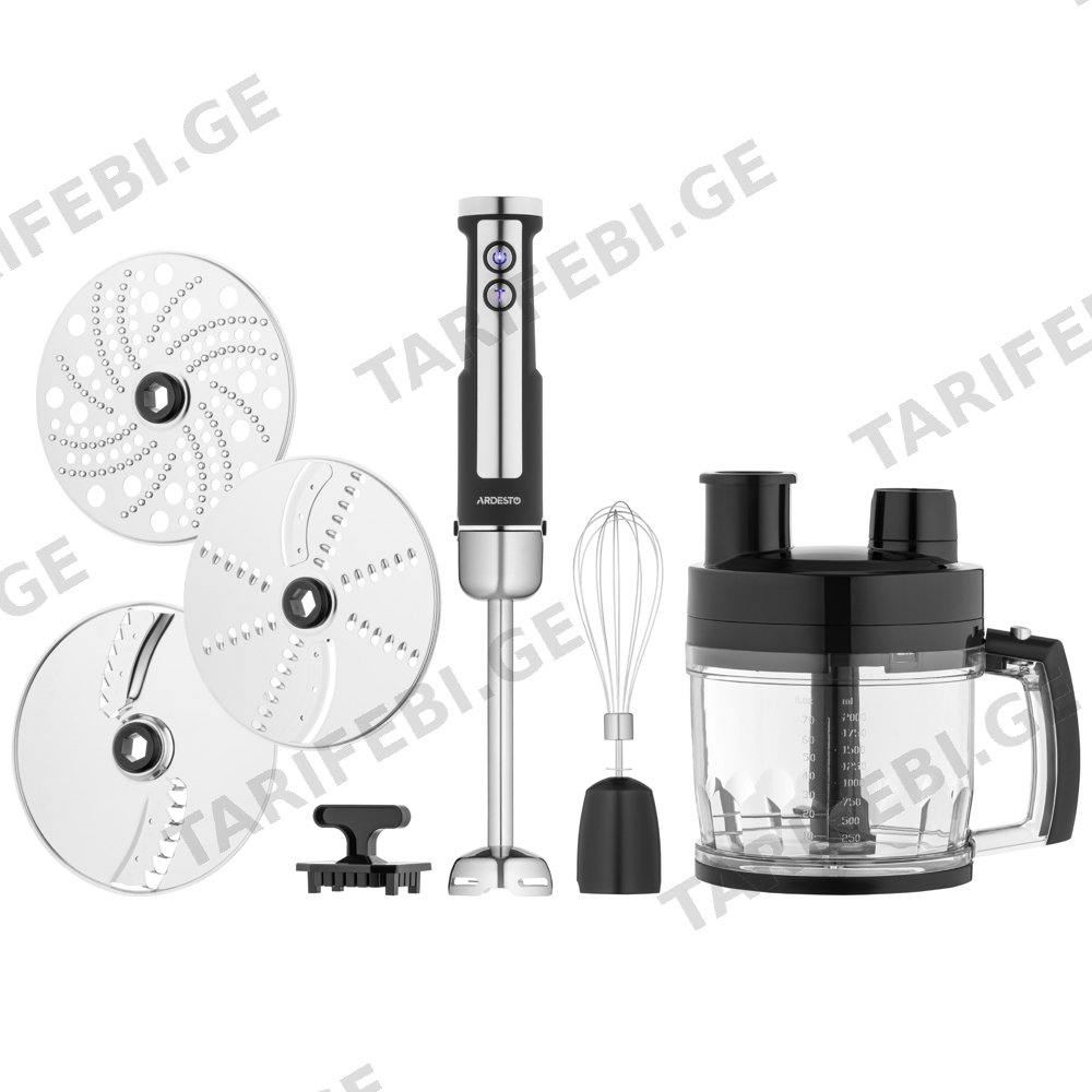 ხელის ბლენდერი Ardesto HBSG-1000WHCHSL, Black