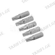 სახრახნისის საცვლელი პირები 5PCS*T20*25 TOL1202-20276